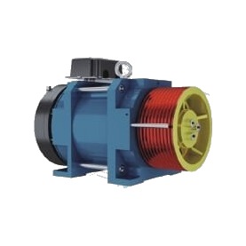 CSAG-E240A 1:0 M/S 630 KG 4 KW 240 mm Kasnak 2:1 Askı Dişlisiz Asansör Motoru