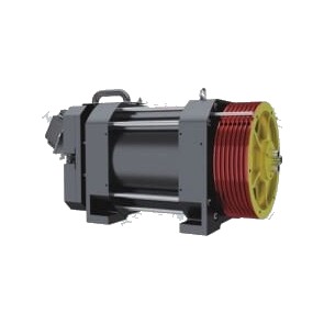 CSAG-D320 1:6 M/S 1275 KG 13.4 KW 320 mm Kasnak 2:1 Askı Dişlisiz Asansör Motoru