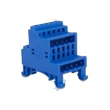 Megaradar 5,08 mm SOKETLİ DIN RAY TİPİ İKİ KATLI RENKLİ KLEMENSLER TEKLİ